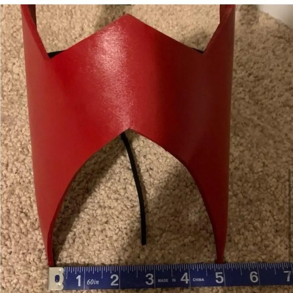 Scarlet Witch Leather handtooled Cosplay Headpiece